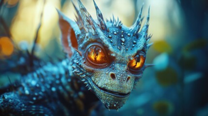 A dragon imagination in nature