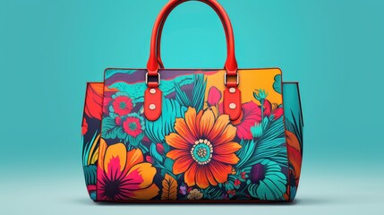 trendy bag illustration