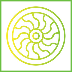 Jet Engine Icon Design