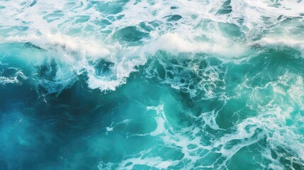 aerial teal water background
