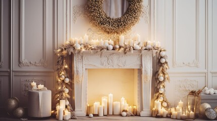 twinkling gold wreath