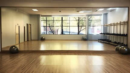 studio mirror on wall