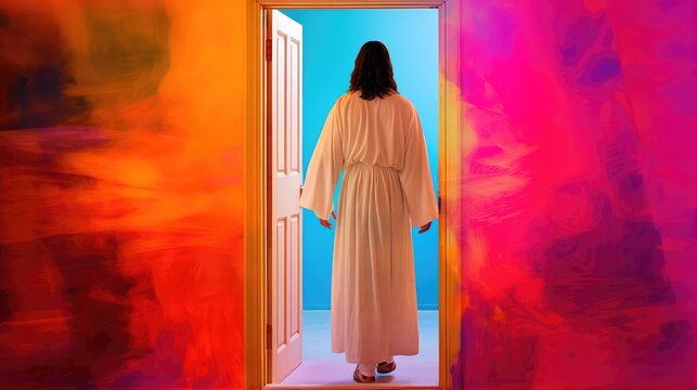interpretion jesus at the door