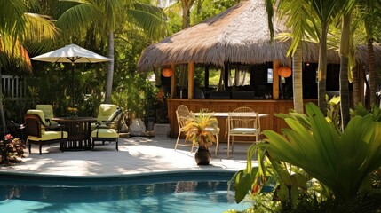 tropical key west house