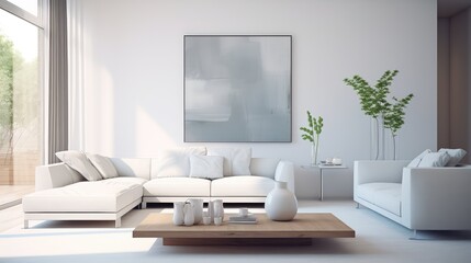 livingroom blurred modern house interior