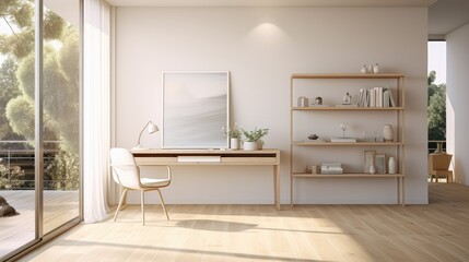 Fototapeta premium backdrop light wooden floor
