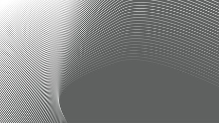 Grey abstract background with curve stripes line for backdrop or presentation
