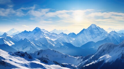 Obraz premium słońce, niebieskie tło