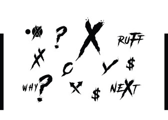 SET OF CROSS NEXT X AND RUFF DESIGNS