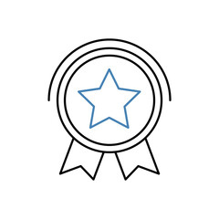 official concept line icon. Simple element illustration. official concept outline symbol design.