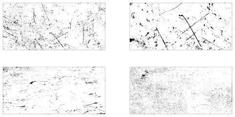 Grunge Urban Backgrounds set. Texture Vector. Dust Overlay Distress Grain. Grunge distressed overlay texture and background collection.