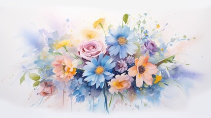 painting water color florals