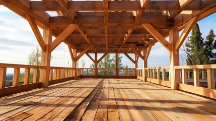 Obraz premium soft construction wood