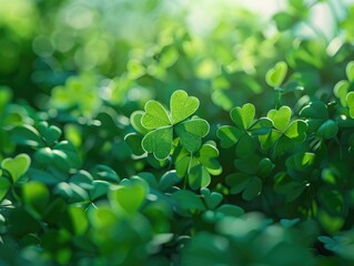 A close-up shot of a bunch of green leaves, perfect for nature or environmental-related designs