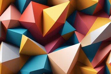 Obraz premium Abstract Geometric Shapes Background.