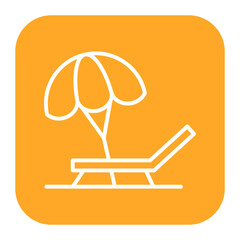 Beach Umbrella Icon