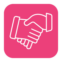 Deceptive Handshake Icon