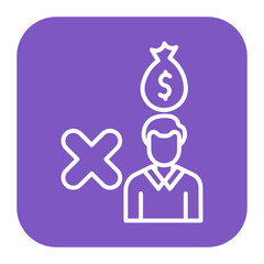 Corrupt Businessman Icon