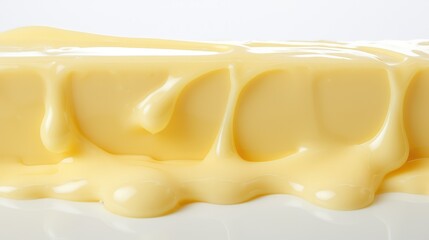 smooth butter white background
