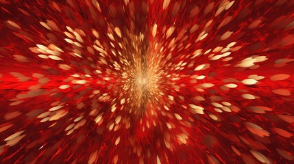 Obraz premium gold red starburst background