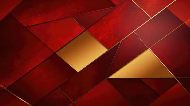 patterns red and gold background