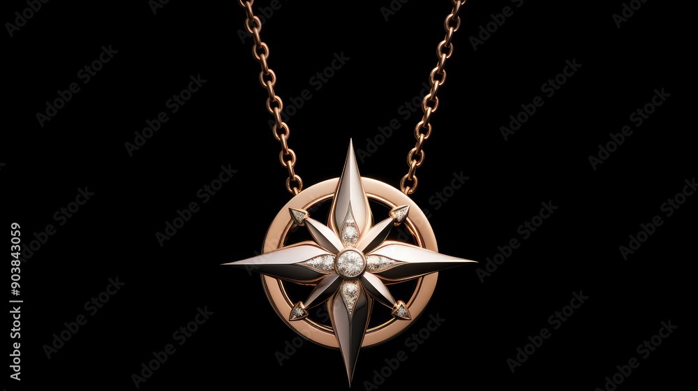 Sticker pendant gold platinum