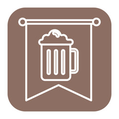 Oktoberfest Banner Icon