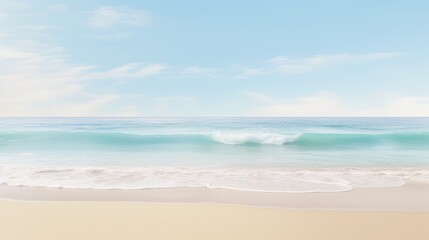 green pastel ocean