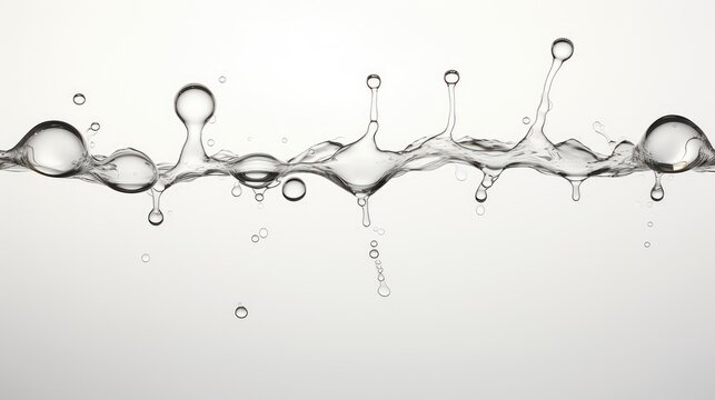 dance water drop white