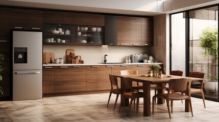 cabinets brown kitchen