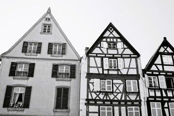 Old houses, Colmar, Haut Rhin, Grand Est, France, Europe