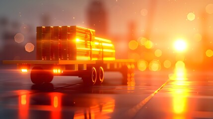 Seamless Logistics and Transportation of i-BEAM Materials: A Glimpse into Efficient Industrial Coordination for Construction Projects.