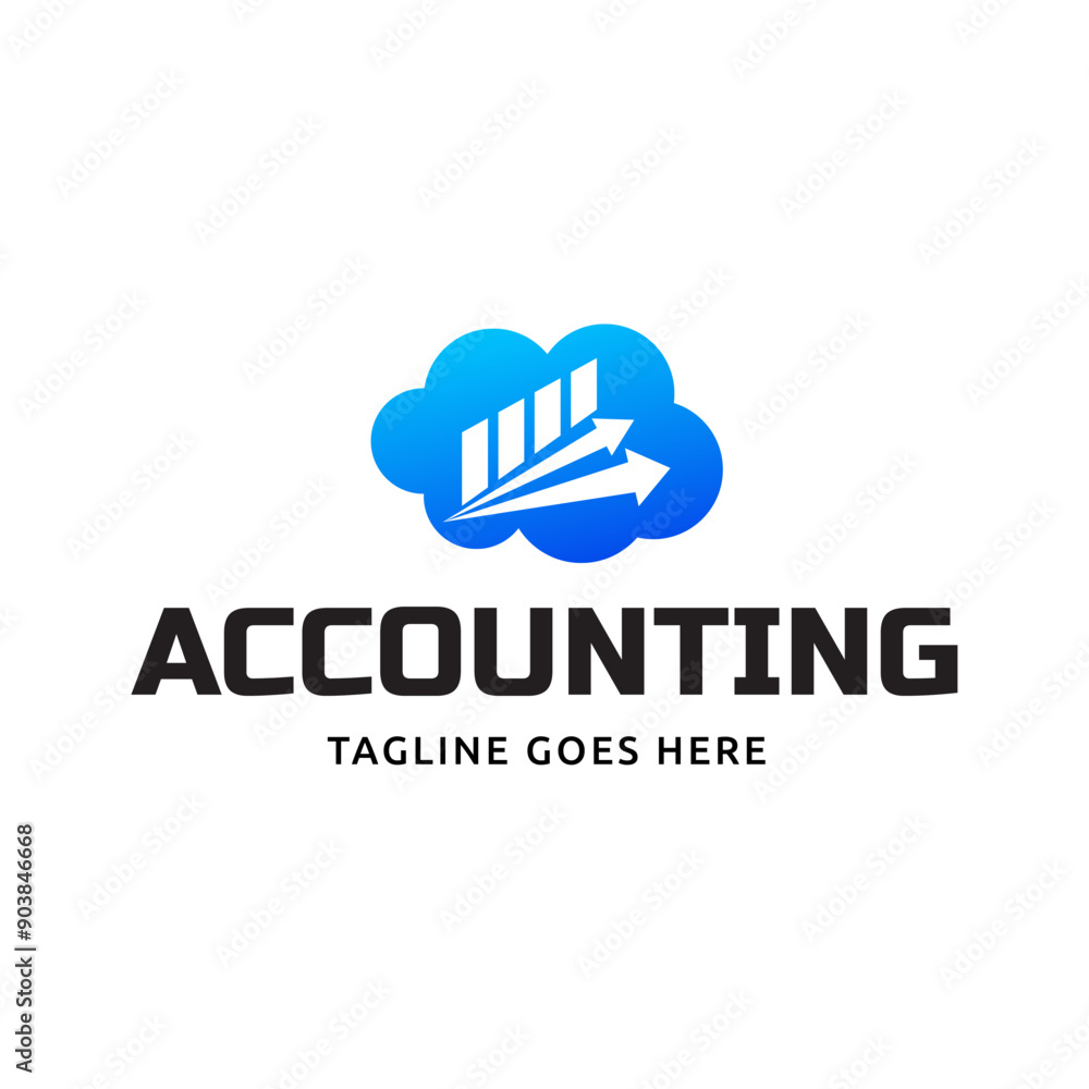 Canvas Prints Fundraising Financial And Accounting vector Logo Design