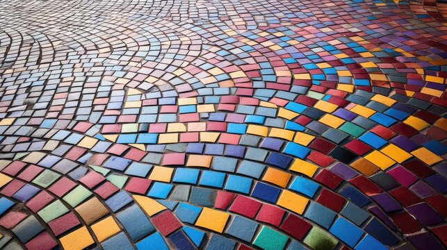 mosaic pavement texture