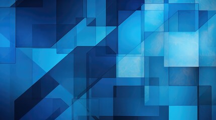 Obraz premium design blue background geometric
