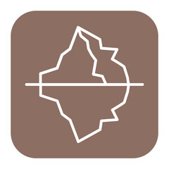 Iceberg Landscape Icon