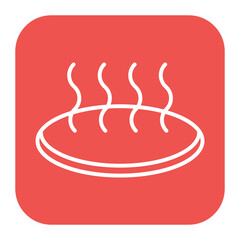 Hot Spring Landscape Icon