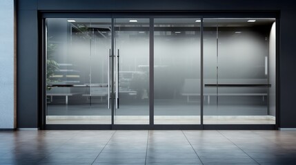 metal commercial door