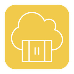 Cloud Video Pause Icon