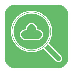 Cloud Search Icon