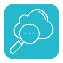 Cloud Searching Icon
