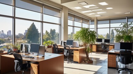 Fototapeta premium spacious admin office