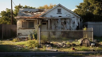 derelict a run down house
