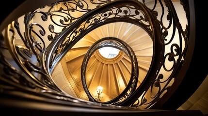 spiral house abstract