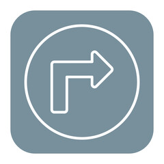 Turn Right Icon