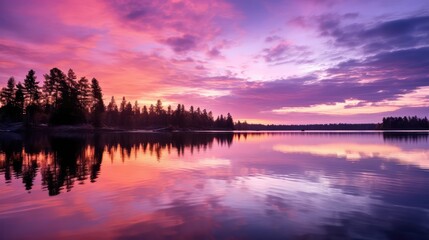 Fototapeta premium hues pink twilight