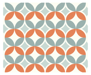 Fototapeta premium Simple minimal retro style background graphic