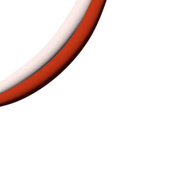 recommend clip art: red and white 3d border