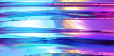 Abstract Shiny Surface with Holographic Colors