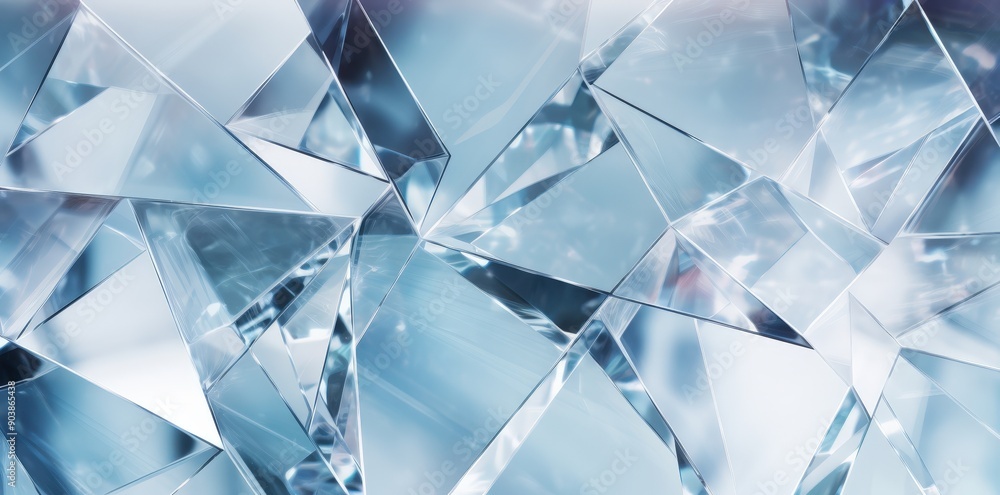 Wall mural abstract crystal texture